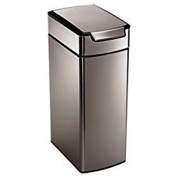 simplehuman Slim Rectangular Touch Bar Bin, 40L